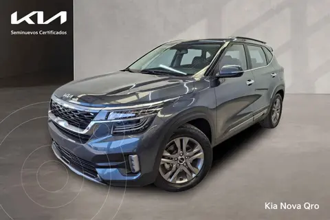 Kia Seltos SX usado (2023) color Gris precio $405,000
