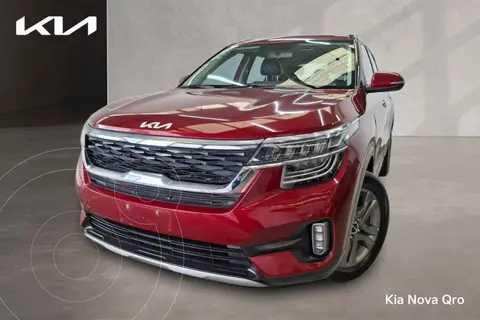 Kia Seltos SX usado (2023) color Rojo financiado en mensualidades(enganche $103,550 mensualidades desde $8,889)