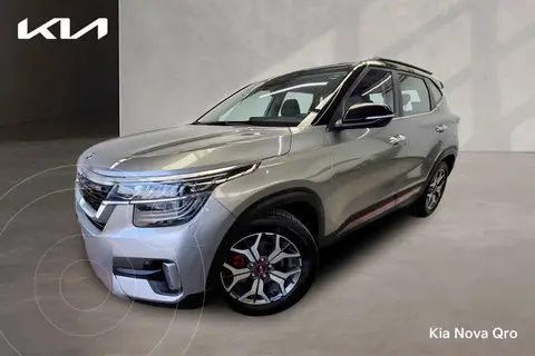 Kia Seltos GT Line usado (2021) color Gris financiado en mensualidades(enganche $91,288 mensualidades desde $7,836)