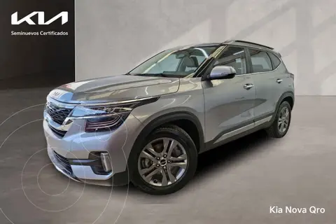 Kia Seltos SX usado (2023) color Gris financiado en mensualidades(enganche $114,450 mensualidades desde $9,825)