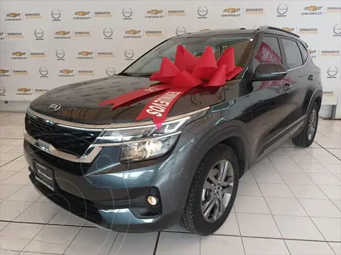foto Kia Seltos EX PACK Aut usado (2020) color Gris Oscuro precio $320,000