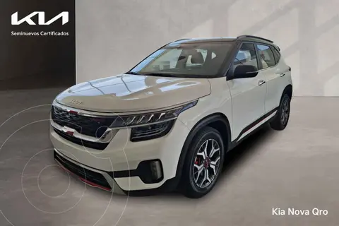 Kia Seltos GT Line usado (2023) color Blanco financiado en mensualidades(enganche $118,538 mensualidades desde $10,176)