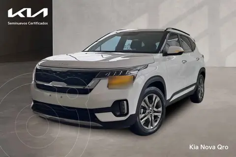 Kia Seltos SX usado (2023) color Blanco financiado en mensualidades(enganche $107,638 mensualidades desde $9,240)