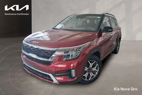 Kia Seltos GT Line usado (2022) color Rojo financiado en mensualidades(enganche $107,638 mensualidades desde $9,240)