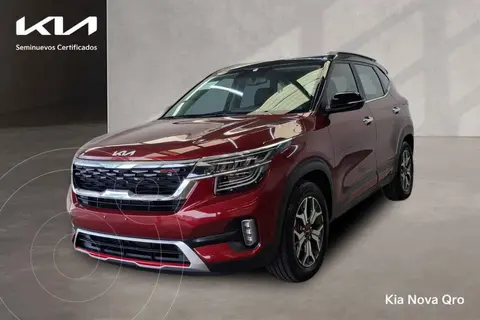 Kia Seltos GT Line usado (2023) color Rojo financiado en mensualidades(enganche $115,812 mensualidades desde $9,942)