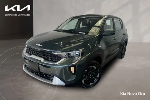 Kia Sonet LX usado (2024) color Gris financiado en mensualidades(enganche $87,200 mensualidades desde $7,486)