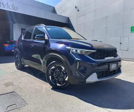 Kia Sonet EX usado (2024) color Azul financiado en mensualidades(enganche $83,220 mensualidades desde $9,576)