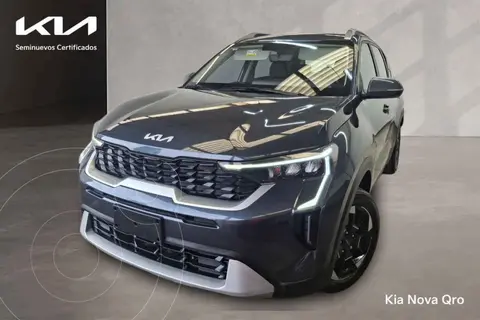 Kia Sonet EX usado (2024) color Gris financiado en mensualidades(enganche $94,012 mensualidades desde $8,070)