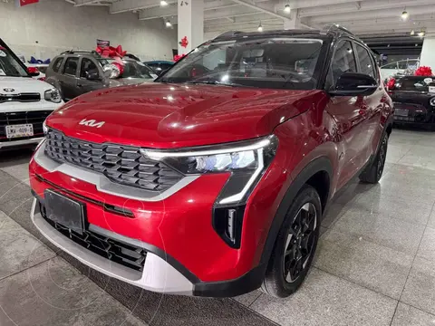 Kia Sonet EX usado (2024) color Rojo financiado en mensualidades(enganche $114,423 mensualidades desde $8,753)