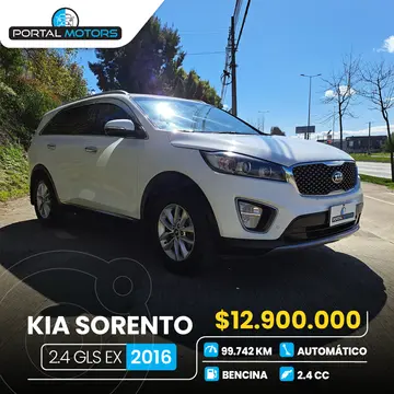 Kia Sorento C 2.4L GSL 4x2 usado (2016) color Blanco precio $12.900.000