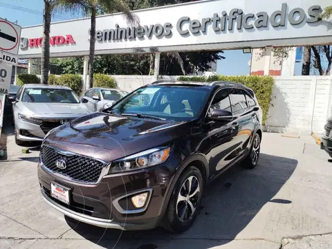 Kia Sorento 3.3L EX Pack Nav AWD 7 Pas usado (2016) color Vino Tinto precio $328,000