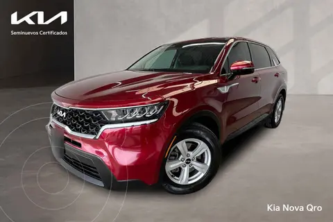 Kia Sorento EX usado (2022) color Rojo financiado en mensualidades(enganche $125,350 mensualidades desde $10,760)