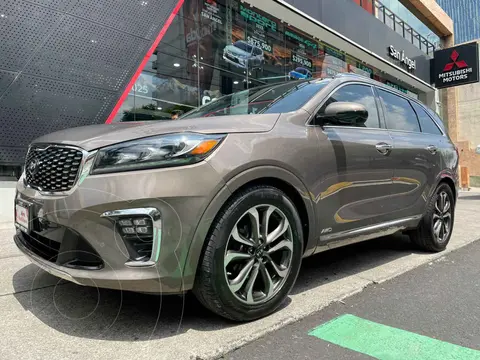 Kia Sorento 3.3L SXL AWD usado (2019) color Cafe financiado en mensualidades(enganche $112,000 mensualidades desde $10,688)