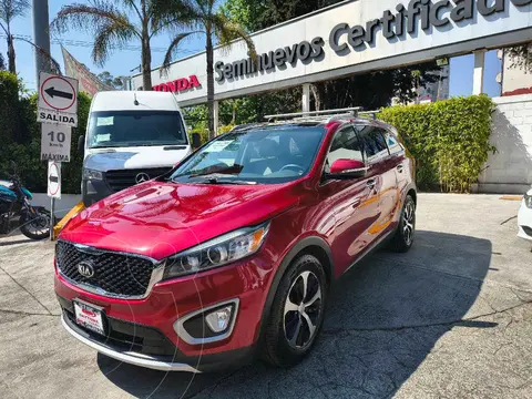 Kia Sorento 3.3L EX Pack Nav 7 Pas usado (2018) color Rojo precio $318,000