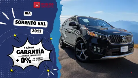 Kia Sorento 3.3L EX Pack Nav AWD 7 Pas usado (2017) color Negro precio $343,000