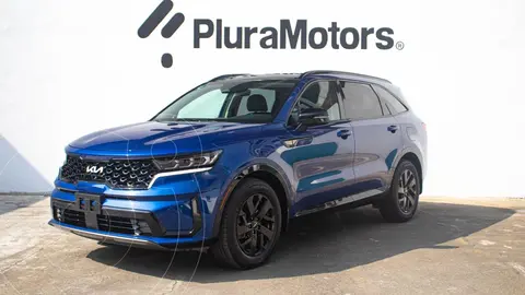 Kia Sorento SXL usado (2022) color Azul financiado en mensualidades(enganche $153,780 mensualidades desde $13,102)