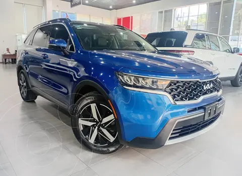 Kia Sorento EX usado (2023) color Azul financiado en mensualidades(enganche $245,659 mensualidades desde $10,554)