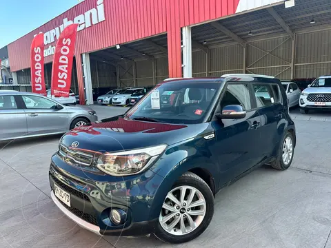 Kia Soul 1.6L EX Camara usado (2018) color Azul Oscuro financiado en cuotas(pie $2.000.000)