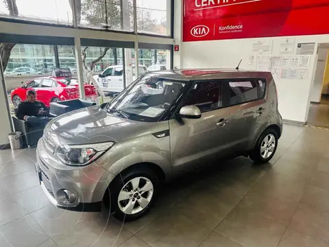 Kia Soul LX Aut usado (2017) color Gris financiado en mensualidades(enganche $55,862 mensualidades desde $4,274)