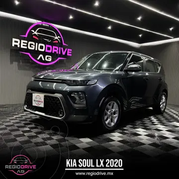 Kia Soul LX Aut usado (2020) color Gris Estrella financiado en mensualidades(enganche $54,980 mensualidades desde $7,202)