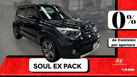 Kia Soul EX Pack Aut usado (2019) color Azul precio $269,000
