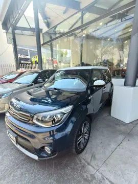 Kia Soul EX Aut usado (2018) color Azul financiado en mensualidades(enganche $60,000 mensualidades desde $5,999)