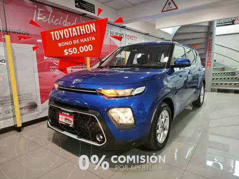 Kia Soul LX Aut usado (2020) color Azul financiado en mensualidades(enganche $65,978 mensualidades desde $6,509)