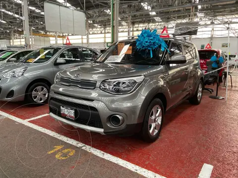 Kia Soul LX usado (2019) color Gris Estrella financiado en mensualidades(enganche $62,500 mensualidades desde $6,700)