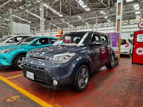 Kia Soul EX Aut usado (2016) color Gris Estrella financiado en mensualidades(enganche $49,500 mensualidades desde $4,500)