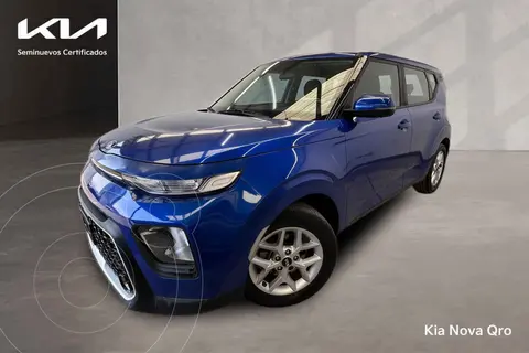 Kia Soul LX Aut usado (2020) color Azul financiado en mensualidades(enganche $70,850 mensualidades desde $6,082)