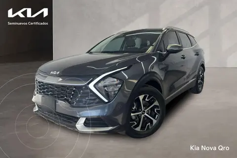 Kia Sportage EX usado (2023) color Gris financiado en mensualidades(enganche $122,625 mensualidades desde $10,527)