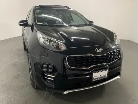 Kia Sportage SXL AWD 2.4L usado (2017) color Negro financiado en mensualidades(enganche $54,000 mensualidades desde $9,700)