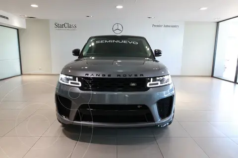 Land Rover Range Rover Sport SVR P575 usado (2022) color Plata Indus financiado en mensualidades(enganche $310,000 mensualidades desde $33,166)