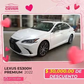 Lexus ES Hybrid 300 HV usado (2022) color Blanco financiado en mensualidades(enganche $277,088 mensualidades desde $12,586)
