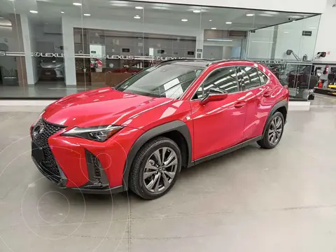 Lexus UX 250h F-Sport usado (2024) color Rojo financiado en mensualidades(enganche $333,289 mensualidades desde $15,138)