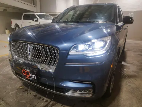 Lincoln Aviator Reserve usado (2020) color Azul financiado en mensualidades(enganche $212,005 mensualidades desde $16,212)