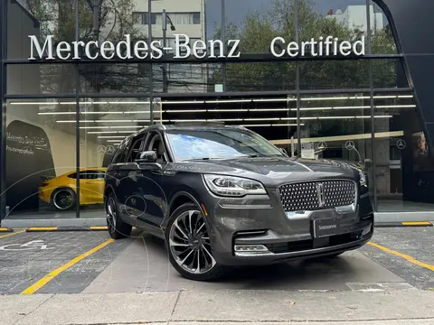 Lincoln Aviator Reserve usado (2020) color Gris financiado en mensualidades(enganche $257,070 mensualidades desde $11,044)
