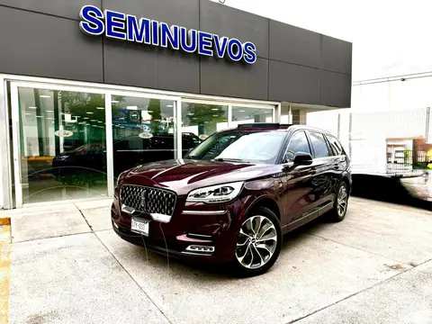 Lincoln Aviator Grand Touring usado (2022) color violeta oscuro precio $980,000