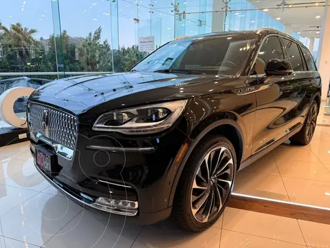 Lincoln Aviator Reserve usado (2023) color Negro financiado en mensualidades(enganche $313,375 mensualidades desde $23,964)