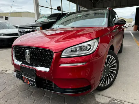 Lincoln Corsair 2.3L Reserve usado (2022) color Rojo financiado en mensualidades(enganche $239,800 mensualidades desde $18,337)