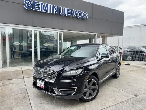 Lincoln Nautilus 2.7L Reserve AWD usado (2020) color Negro financiado en mensualidades(enganche $132,000 mensualidades desde $14,819)