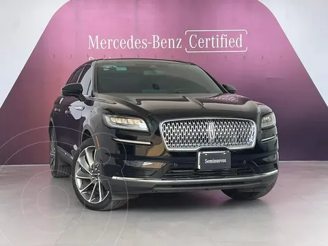 Lincoln Nautilus 2.7L Reserve AWD usado (2023) color Negro financiado en mensualidades(enganche $330,220 mensualidades desde $14,186)