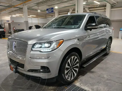 Lincoln Navigator Reserve usado (2024) color plateado financiado en mensualidades(enganche $542,002 mensualidades desde $41,447)