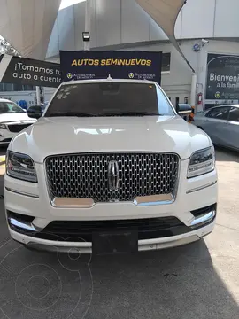 Lincoln Navigator Reserve usado (2018) color Blanco Platinado financiado en mensualidades(enganche $188,000 mensualidades desde $25,220)