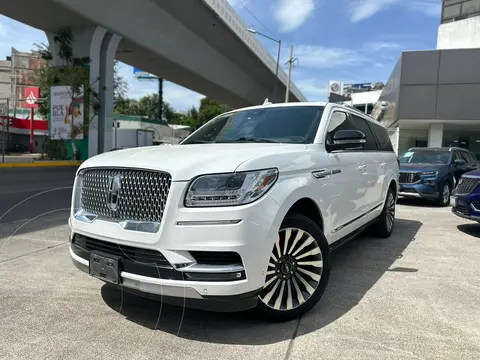Lincoln Navigator Reserve Larga usado (2020) color Blanco financiado en mensualidades(enganche $195,580 mensualidades desde $21,957)