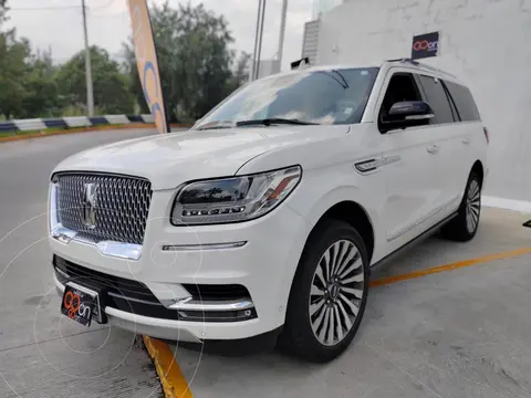 Lincoln Navigator Reserve Larga usado (2021) color Blanco financiado en mensualidades(enganche $377,412 mensualidades desde $28,861)