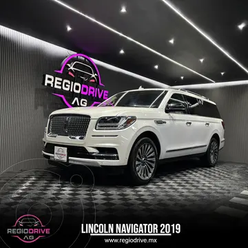 Lincoln Navigator Reserve Larga usado (2019) color Blanco Platinado financiado en mensualidades(enganche $183,199 mensualidades desde $20,631)