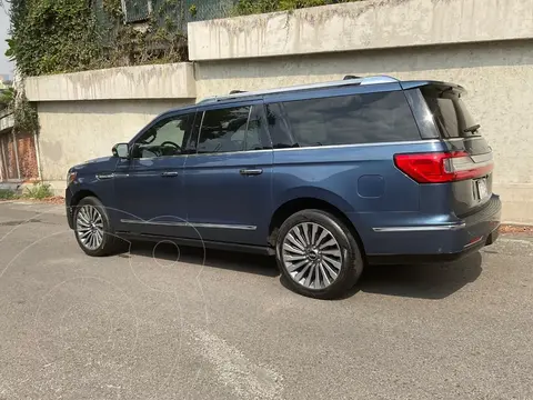 Lincoln Navigator Reserve Larga usado (2019) color Azul Diamante precio $1,100,000