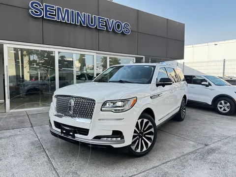 Lincoln Navigator Reserve usado (2023) color Blanco financiado en mensualidades(enganche $330,000 mensualidades desde $37,048)