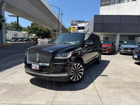 Lincoln Navigator Reserve Larga usado (2022) color Negro financiado en mensualidades(enganche $308,000 mensualidades desde $34,578)